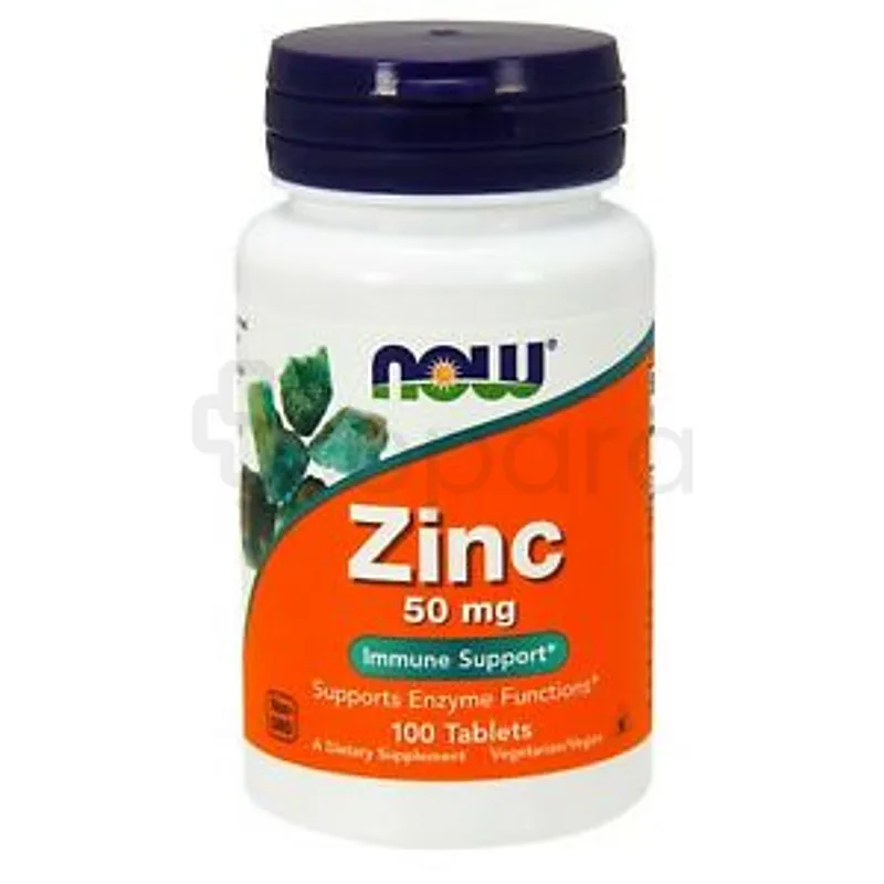 NOW ZINC 50MG BOITE DE 100 COMPRIMES