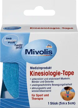 DAS GESUNDE PLUS MIVOLIS KINESIOLOGIE TAPE 5M*5CM