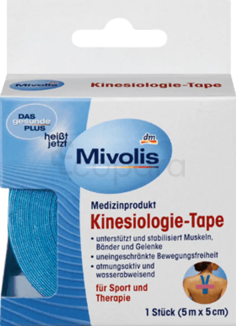 DAS GESUNDE PLUS MIVOLIS KINESIOLOGIE TAPE 5M*5CM