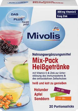 DAS GESUNDE PLUS MIVOLIS MIX PACK HEIBGETRANKE BOITE DE 20 SACHETS