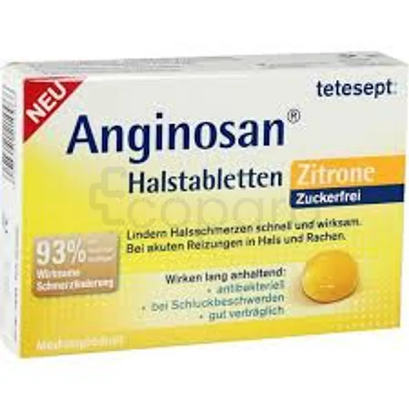 TETESPET ANGINOSAN HALSTABLETTEN BOITE DE 20 COMPRIMES