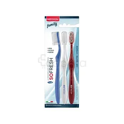 SOFRECH BROSSES A DENTS MEDIUM BOITE DE 3
