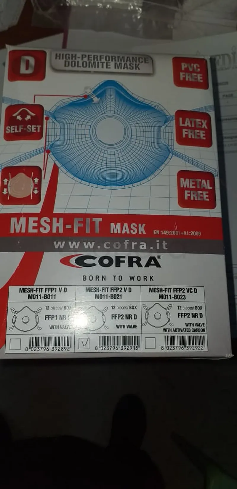 COFRA MESH-FIT MASK