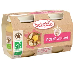 BABYBIO PETIT POT POIRE WILLIAMS 2*130G