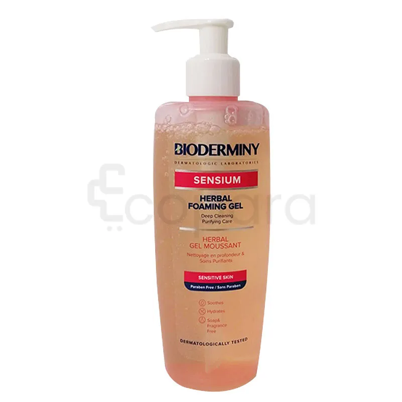 BIODERMINY SENSIUM HERBAL GEL MOUSSANT 200ML