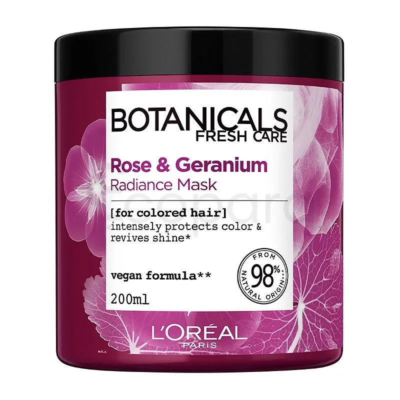 BOTANICALS ROSE & GERANIUM MASQUE ECLAT 200ML