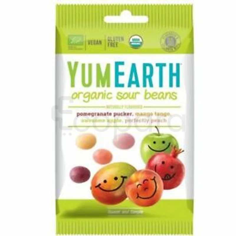 YUM EARTH ORGANIC SOUR BEANS 50G