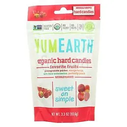 YUM EARTH ORGANIC HARD CANDIES 93.5G