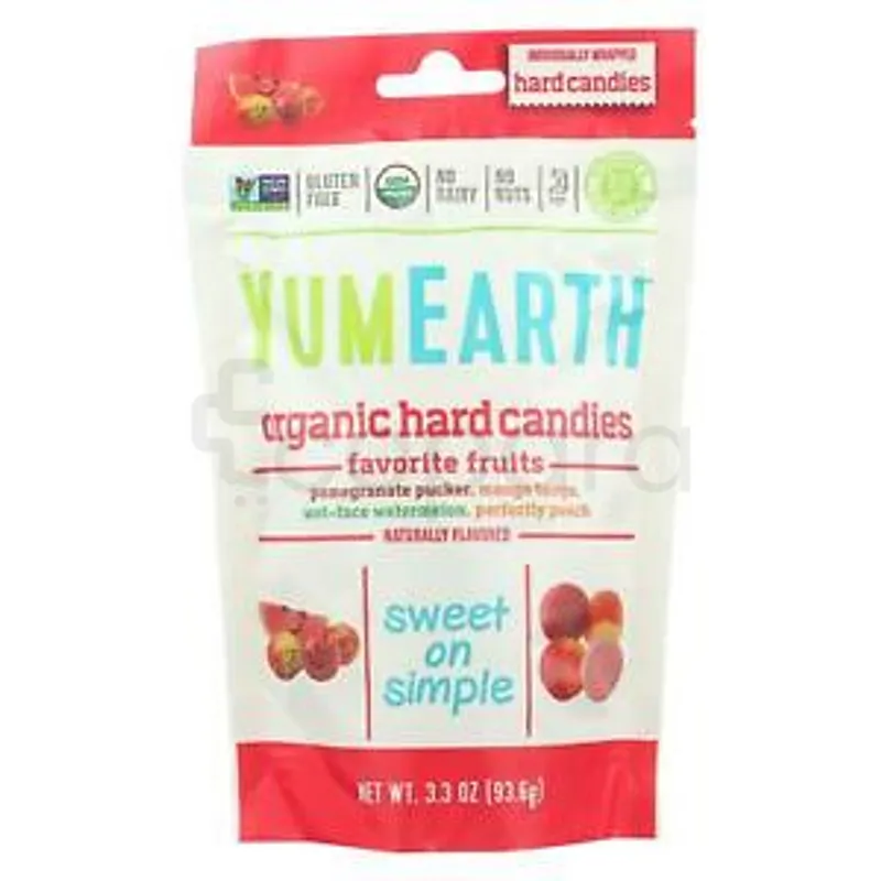 YUM EARTH ORGANIC HARD CANDIES 93.5G