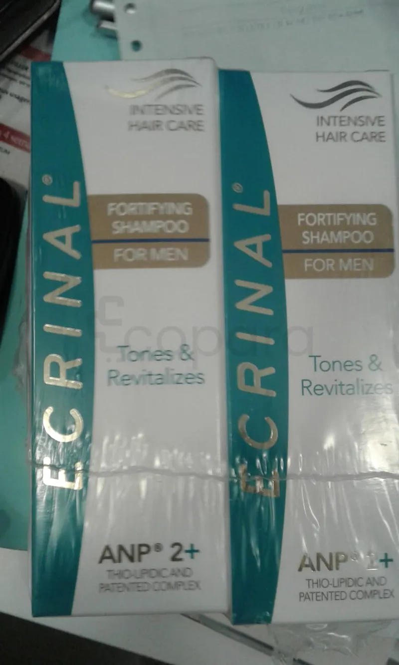 ECRINAL PACK ANP 2+ SHAMPOOING POUR HOMME 200ML + 1 OFFERT