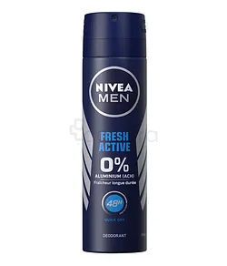 NIVEA MEN DEODORANT SPRAY FRESH OCEAN 0% ALUMINIUM 48H 150ML