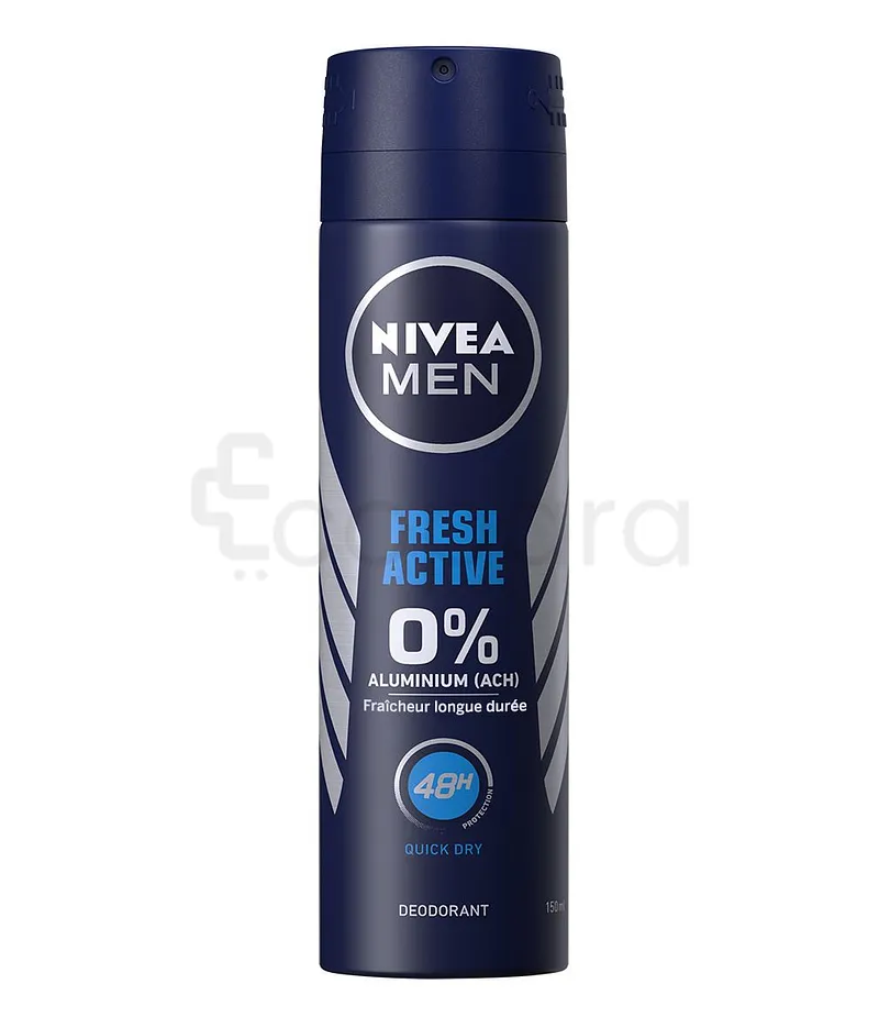 NIVEA MEN DEODORANT SPRAY FRESH OCEAN 0% ALUMINIUM 48H 150ML