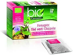 BIO PONROY FENUGREC THE VERT CHICOREE BOITE DE 20 SACHETS