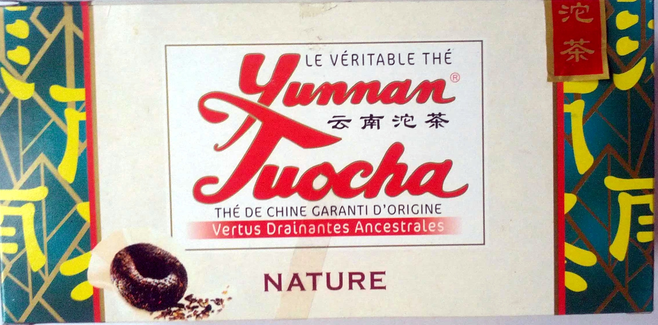 YUNNAN TUOCHA NATURE BOITE DE 25 SACHETS