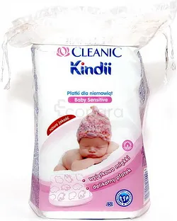CLEANIC KINDII PURE COTON CARRE BOITE DE 60