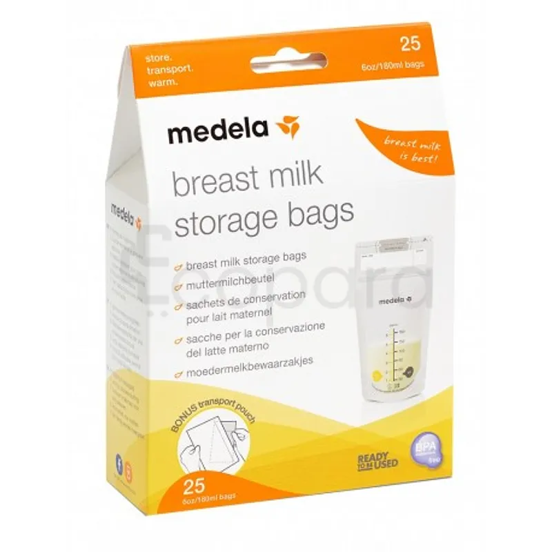 MEDELA SACHETS DU LAIT MATERNEL BREAST MILK BOITE DE 25