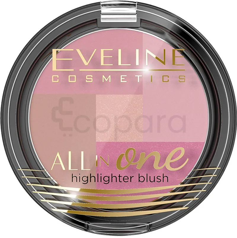 EVELINE HIGHLIGHTER BLUSH ALL IN ONE NUMERO 2