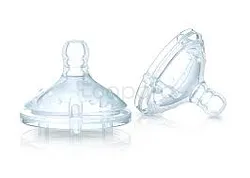 NUBY TÉTINES EN SILICONE COL LARGE +6MOIS BOITE DE 2 REFERENCE ID0017