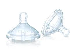 NUBY TÉTINES EN SILICONE COL LARGE +6MOIS BOITE DE 2 REFERENCE ID0017