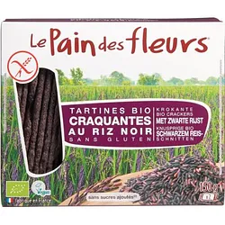 LE PAIN DES FLEURS TARTINES BIO CRAQUANTES AU RIZ NOIR 150G