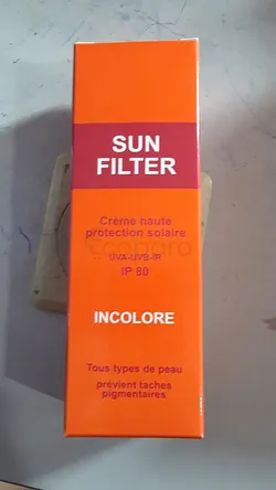 SUN FILTER CREME HAUTE PROTECTION SPF80 50ML