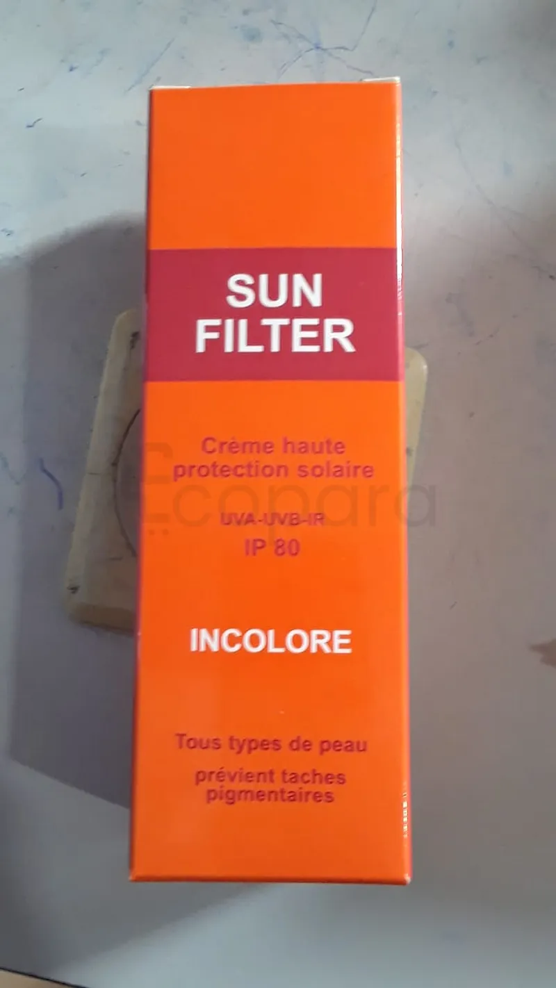 SUN FILTER CREME HAUTE PROTECTION SPF80 50ML