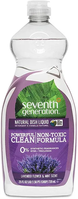 SEVENTH GENERATION DETERGENT VAISSELLE NATUREL LAVENDER FLOWER ET MINT 739ML