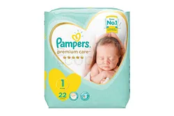 PAMPERS PREMIUM CARE 2-5KG BOITE DE 22