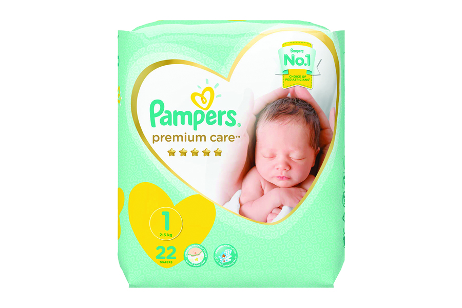 PAMPERS PREMIUM CARE 2-5KG BOITE DE 22
