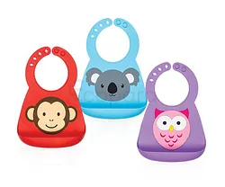 NUBY BAVOIR EN SILICONE 3D ANIMAUX +3MOIS REFERENCE ID4431