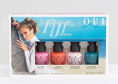 O.P.I FIJI COLLECTION MINI PACK MINI SET 4 VERNIS A ONGLES