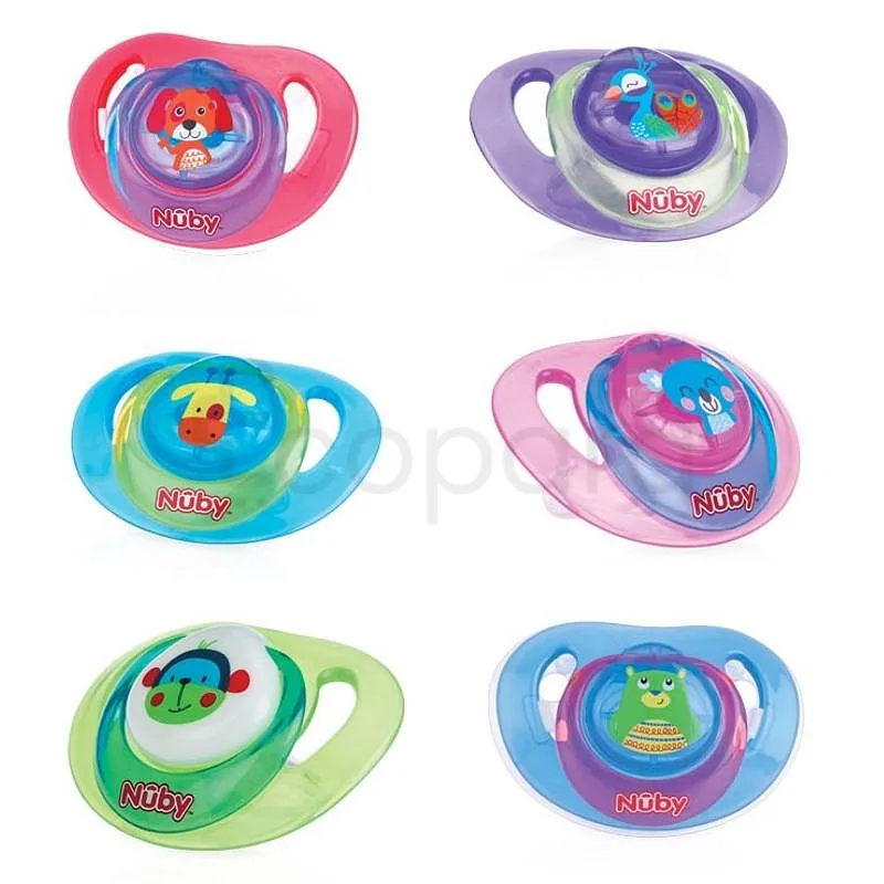 NUBY SUCETTE ORTHODONTIQUE ANIMAL 6-36MOIS REFERENCE 20-ID92993MOS