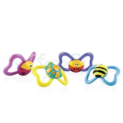 NUBY SUCETTE EN SILICONE PACI-PALS FORME OVALE 6-18MOIS REFERENCE 20-ID5880MFSN1