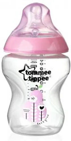 TOMMEE TIPPEE BIBERON CLOSER TO NATURE ROSE +0MOIS 260ML