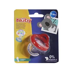 NUBY SUCETTE NATURAL FLEX CHERRY CLASSIC 6-36MOIS REFERENCE ID5787MACSN