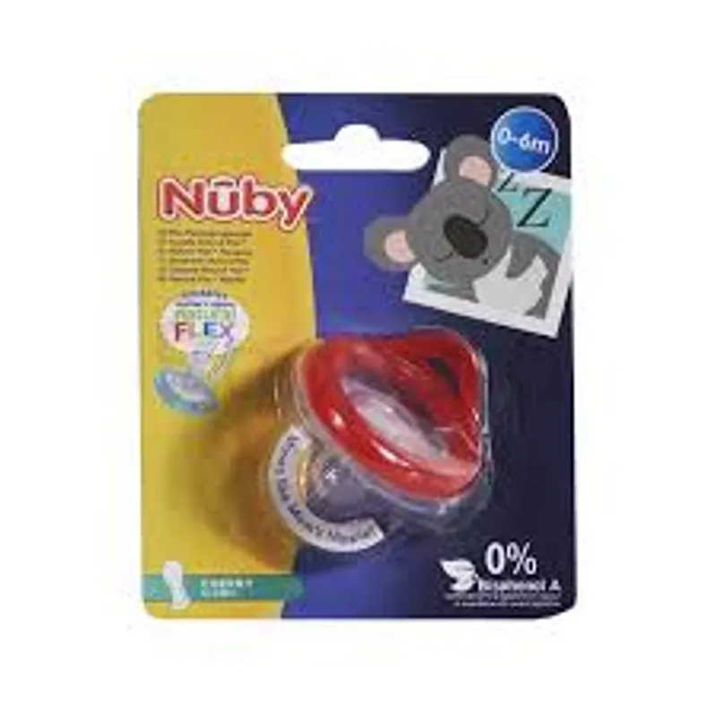 NUBY SUCETTE NATURAL FLEX CHERRY CLASSIC 0-6MOIS REFERENCE ID5787SACSN