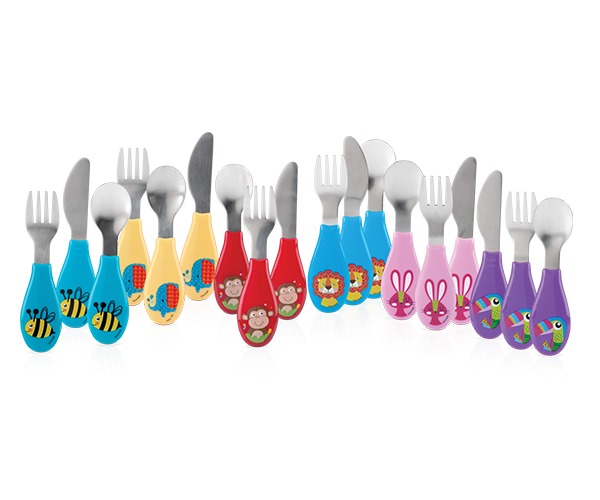 NUBY COUVERT EN INOX +12MOIS REFERENCE NV0501003
