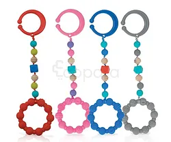 NUBY ANNEAU DE DENTITION SILICONE AVEC CLIP +3MOIS REFERENCE 20-NV0613001
