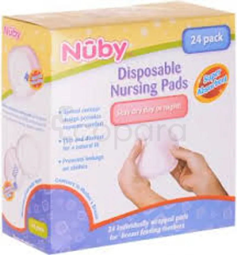NUBY COUSINETTES D'ALLAITEMENT JETABLES BOITE DE 24 REFERENCE ID4792
