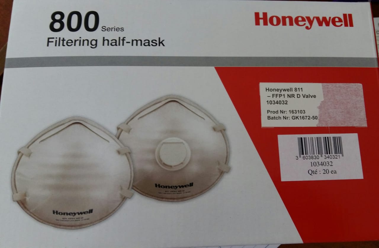 HONEY WELL FILTERING HALF-MASK REFERENCE 1034032