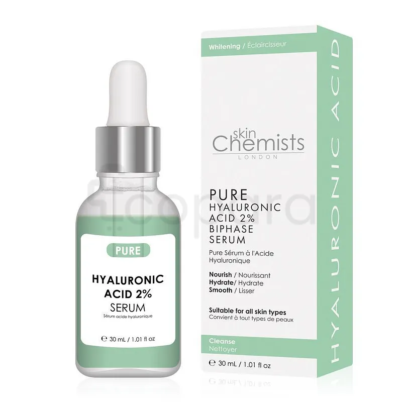 SKIN CHEMISTS SERUM PURE A L'ACIDE HYALURONIQUE 2% 30ML
