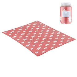 CAMBRASS COUVERTURE BEBE COTON CORAIL