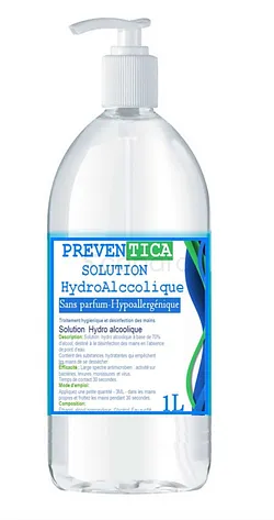 PREVENTICA SOLUTION HYDROALCOOLIQUE 1L
