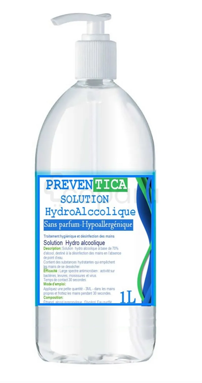 PREVENTICA SOLUTION HYDROALCOOLIQUE 1L