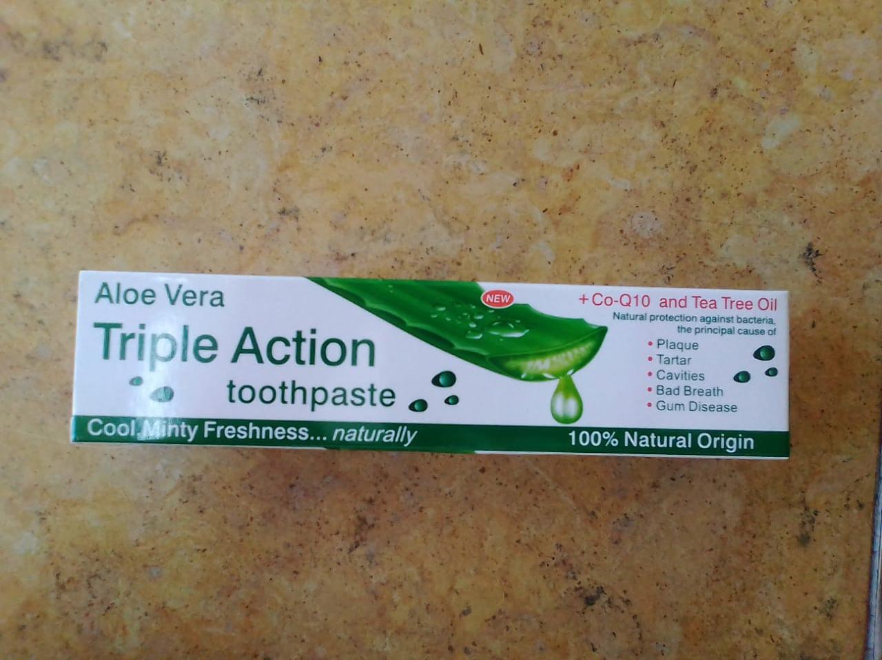 ALOE VERA TRIPLE ACTION DENTIFRICE 100ML