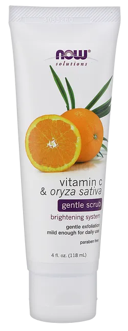 NOW VITAMIN C & ORYZA SATIVA GOMMAGE DOUX 118ML