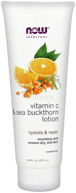NOW LOTION À LA VITAMINE C ET À L'ARGOUSIER 237ML