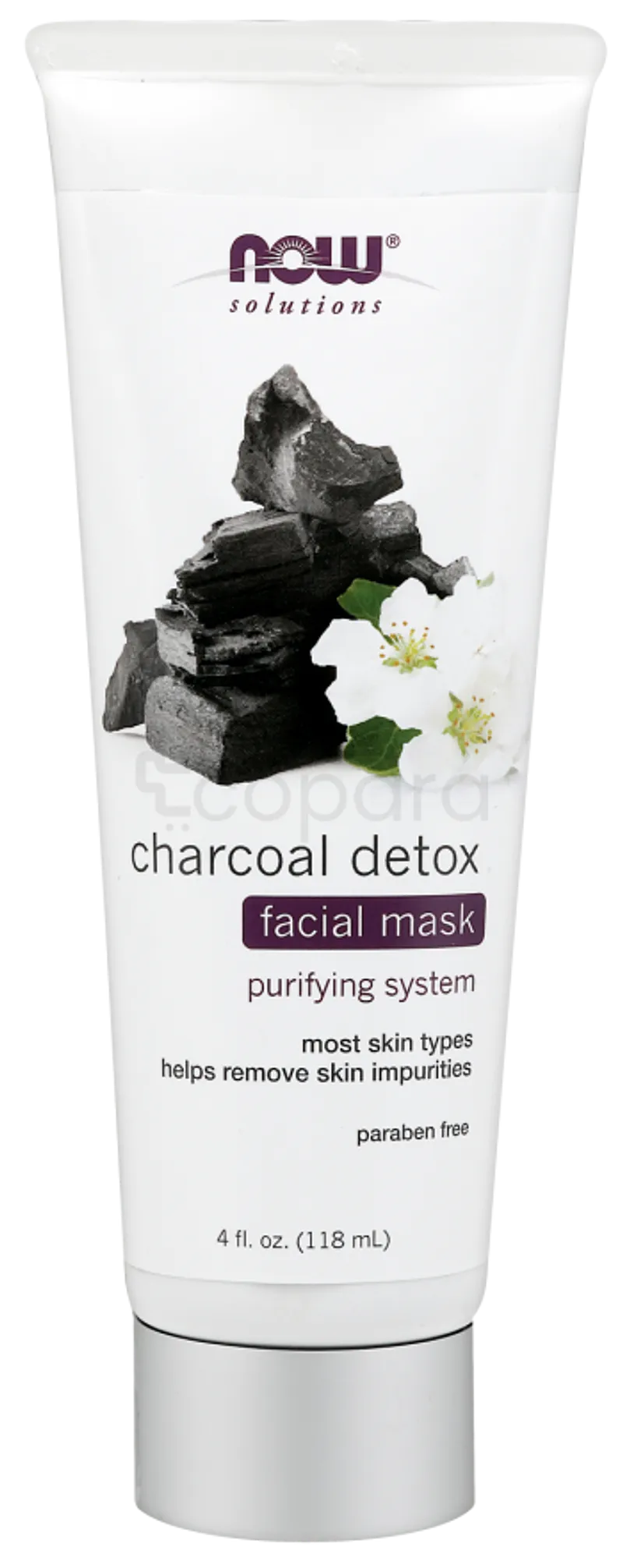 NOW MASQUE FACIAL DÉTOXIFIANT AU CHARBON 118ML