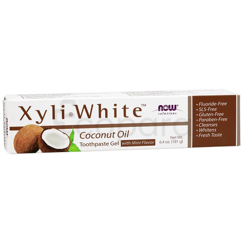NOW GEL DENTIFRICE À L'HUILE DE COCO XYLIWHITE 181G