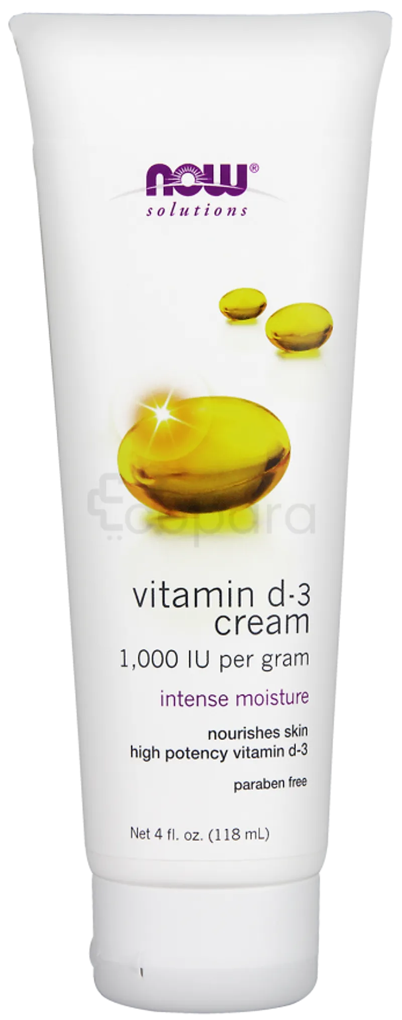 NOW CRÈME À LA VITAMINE D-3 118ML